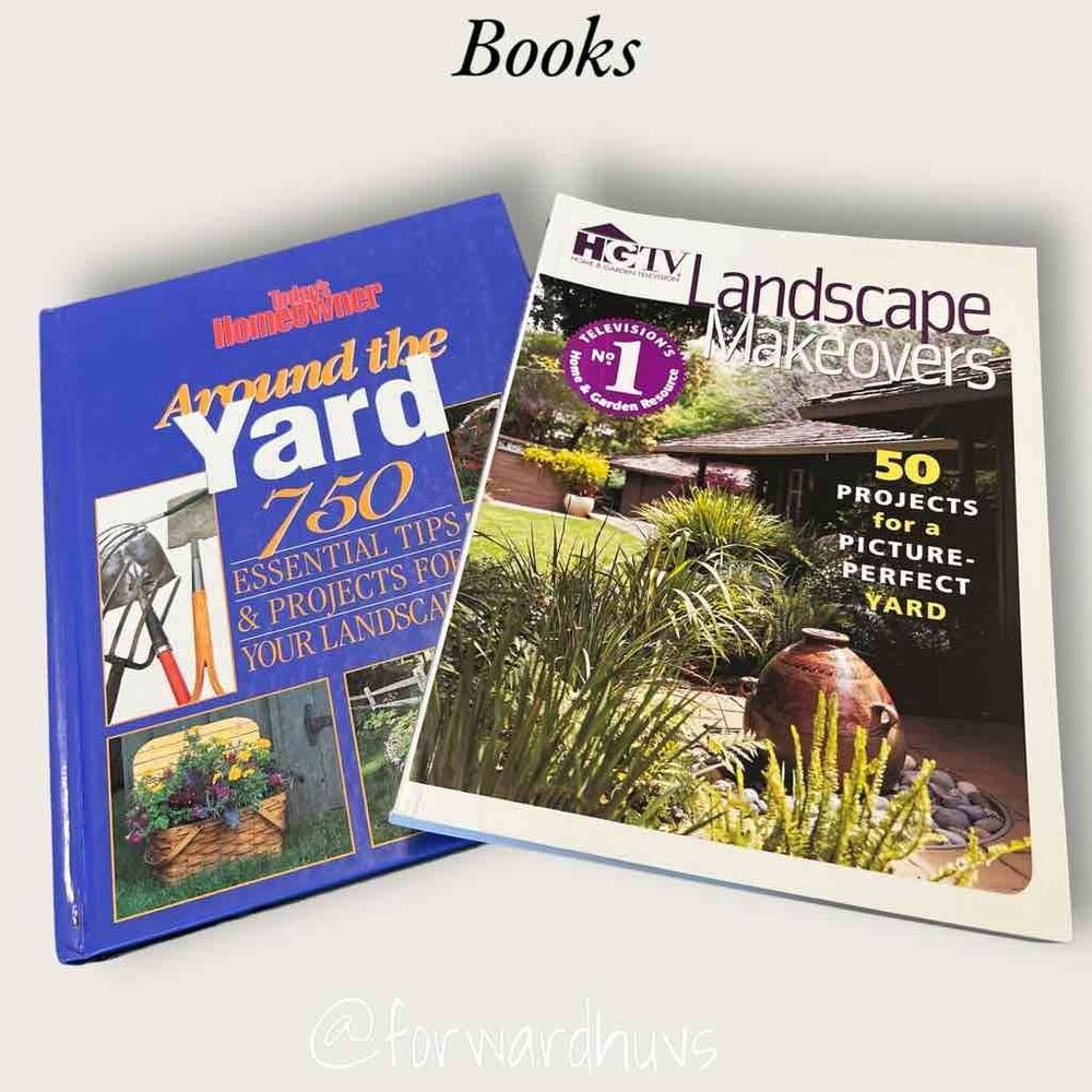 Landscaping Tips and Projects Book Bundle - HGTV and Today's Homeowners